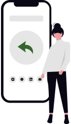 Share - Person with phone